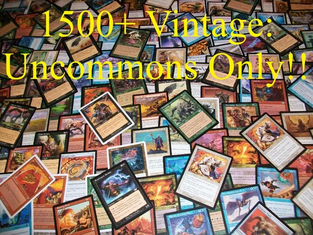 1500+ Vintage Uncommons